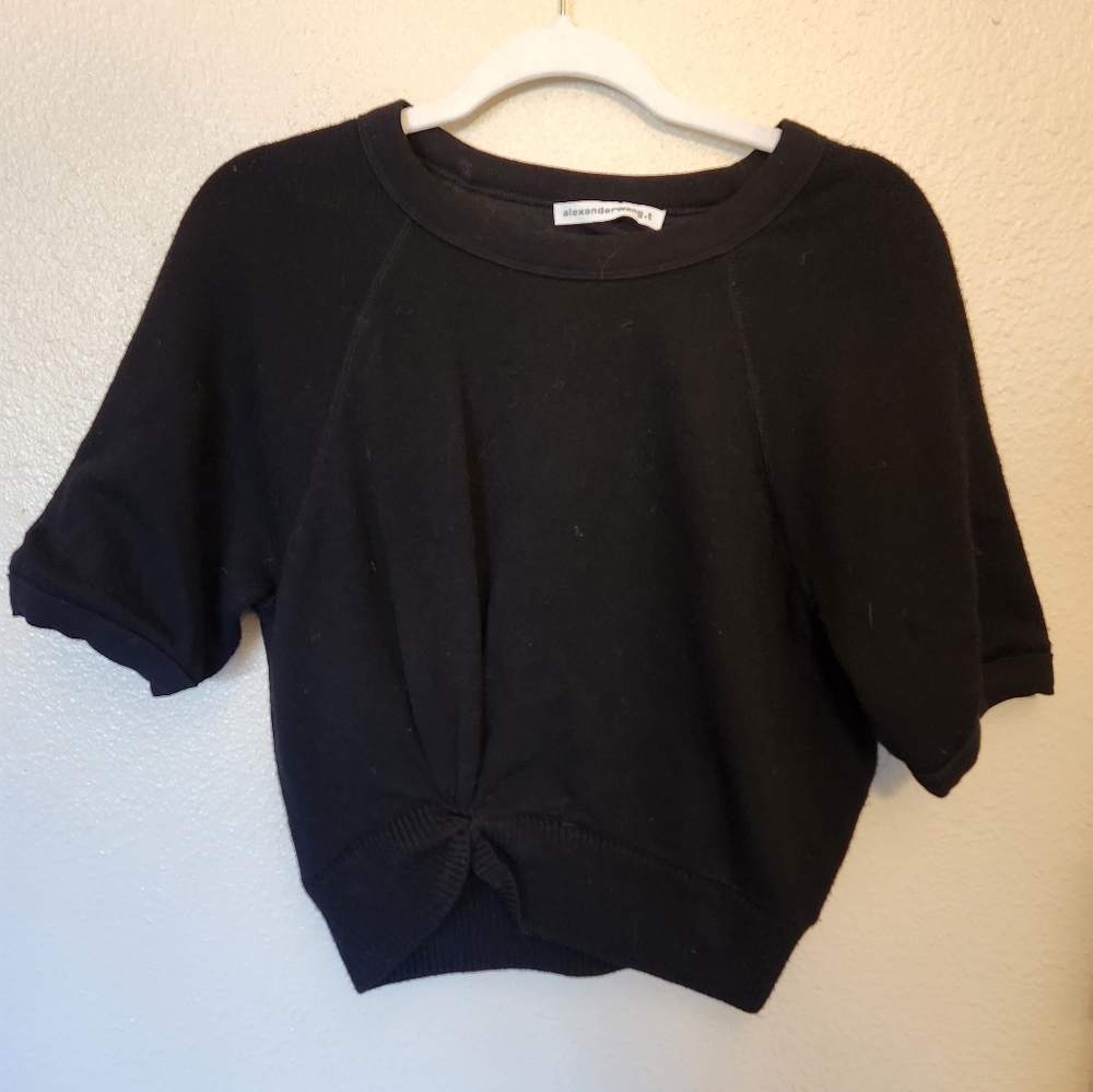 Alexander Wang. T black tie-tee